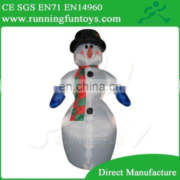 Small Outdoor Inflatable Christmas Snowman, Home decorations Inflatable Snowman