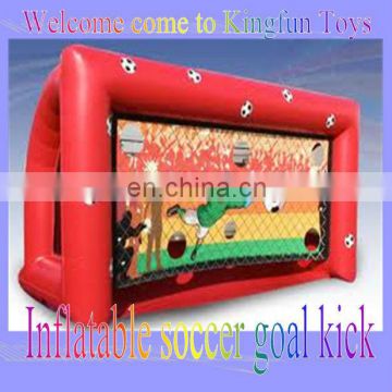 New arrival inflatable soccer goal kick game for rental