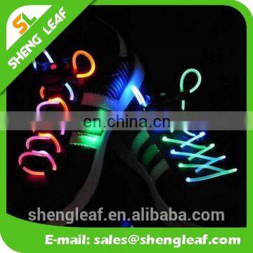 Factory price custom led flexible nylon shoe laces