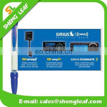 New style promotional banner pen with soft rubber grip