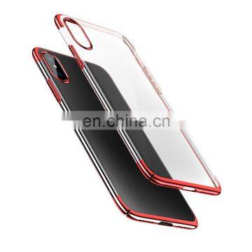 Luxury TPU Plating Case for iPhone X Back Cover Case