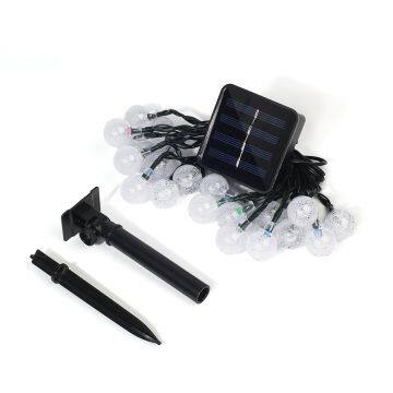 4.8M 20 LED Crystal Ball Solar String Light Christmas Fairy Light Party Wedding Holiday Garden Light Decoration IP65 photo-3