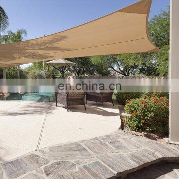 waterproof polyester gargen shade sail 5.4*5.4meter  square