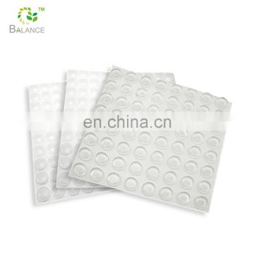 EPDM/silicone adhesive domed bumper pads rubber bumper pad transparent silicone clear adhesive pads silicone pads