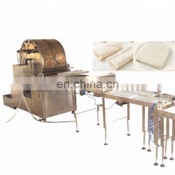 Automatic Pastry Spring Roll Making Machine Lumpia Skin Forming Machine