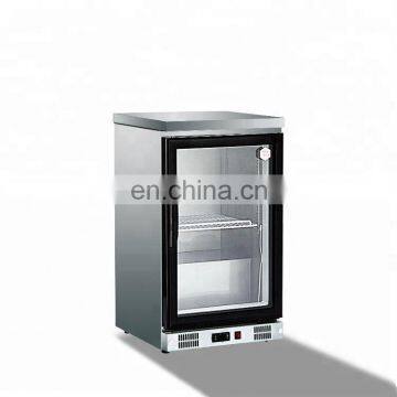 Back Bar Cooler On Counter Bottle Cooler Desktop Black Display Showcase