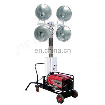 Night scan light tower portable bright solar tower light for sale