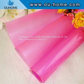 BT912 Translucent Pink Building Decorative Colored Window Tint Glass Film photo-2