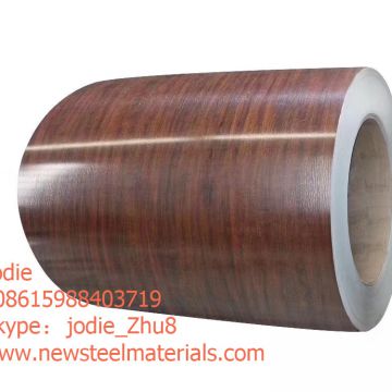 3D wooden design prepainted galvanized steel coil