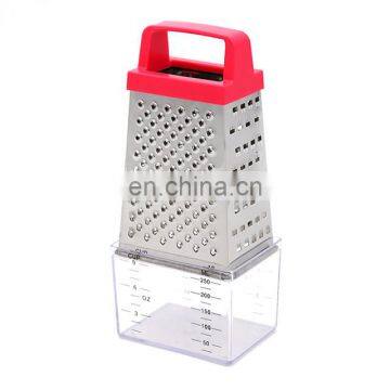 Fruit And Vegetable Tools 4-Sided Stainless Steel Cheese Potato Box Grater
