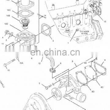 2803730 2706252 PUMP GROUP-WATER for 303.5C EXCAVATOR