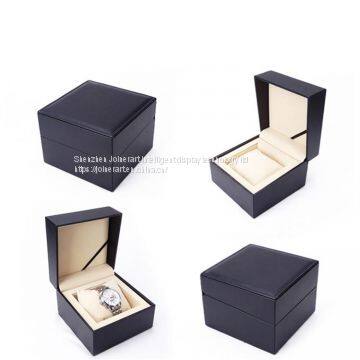 Wholesale High Quality Black Leather Single Watch Box photo-2