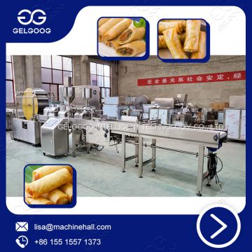 Industrial Spring Roll Making Machine / Lumpia Machine Spring Roll Processing Equipment Manufacturer