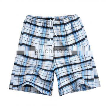 Plaid Shorts Summer New Men's Casual Quick-drying Beach Seaside Loose Men's Five-point Sports Home Wear Pants photo-2