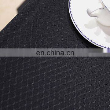 Wholesale 2019 New Design Polyester Church Table Clothes Black Jacquard Diamond Pattern Decorative Table Cloth for Wedding Party photo-7