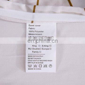 3-piece Reversible Luxurious Comforter Set Bedding Geometric Pattern Bedding Set photo-6