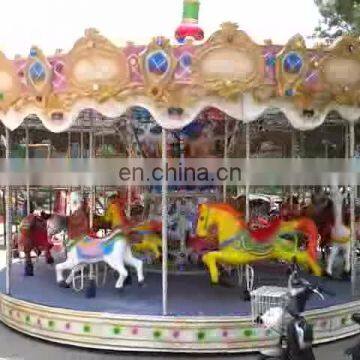 Kids amusement equipment rides merry go round carousel horse ride for sale