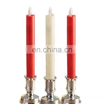 2 Packs Yellow Light Flashing Christmas Led Candle for Events Party Wedding photo-3