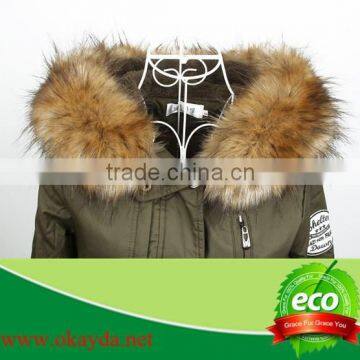 2015 Winter New Chinese Raccoon Fur Plate Pelt Trim for Hood