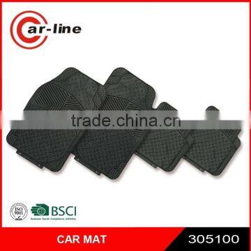 2016 new design 4pcs non-slip pvc car floor mats