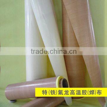 China manufacturer yellow teflon tape with release paper thickness from 0.08 to 0.30mm