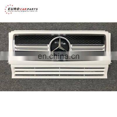 Front Grille for G-class W463 G350 G450 G500 G55 G63 Grille 1999-2017year Abs Material Black Grille For G63 G65 photo-5