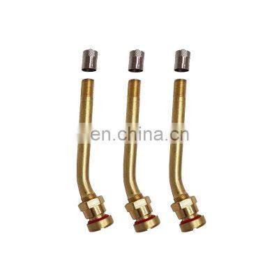 Hot Sale Car Truck TIre Valve Brass Bend Angle Truck&Bus Valve Stem  V3.20.7  v3.20.4 v3.20.5 v3.20.6