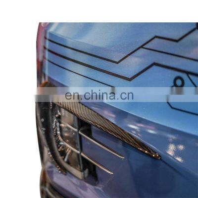 High Quality Carbon Fiber Fog Light Cover Canards for Tesla Model x photo-4