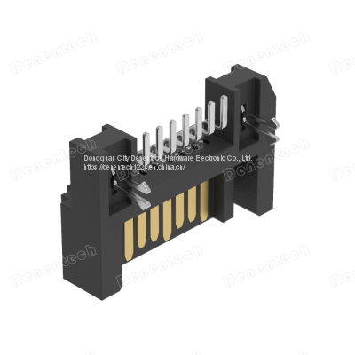 Denentech SATA 7P Male SMT With Peg photo-4