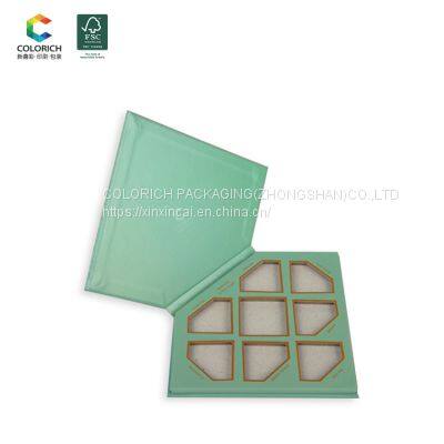 Empty Magnetic Eyeshadow Palette Paper Packaging Box Cardboard Storage Box Empty Eyeshadow Container Eyeshadow Palette photo-4