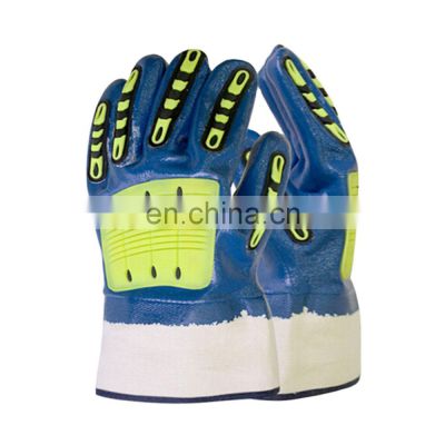 Sunnyhope high Impact gloves mechanical safety work gloves with TPR