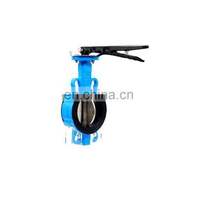 Manual Wafer Butterfly Valve Ductile Iron Cast Iron Stainless Steel Carbon Steel Water  PN10,PN16