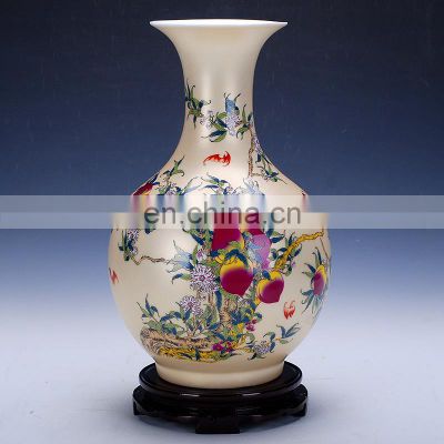 30 - 40cm diverse styles gold color ceramic flower vase