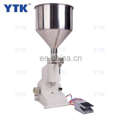 YTK-A02 Pneumatic 5-50ML Paste Cream Liquid Filling Machine