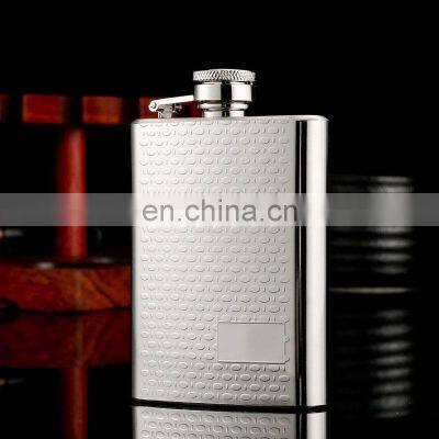 Girl Female Engraved Silver Printed Embossed Sublimation Blanks Big Groomsmen Gifts Men Whisky Hip Flask photo-5