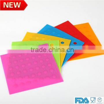 Latest design heat resistant skidproof silicone mat silicon baking mat