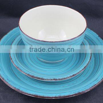 Stoneware Hand Painted Dinnerware Set With Cheap Price and Good Quality photo-5