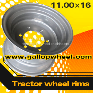 Steel Agricultural Tractor Wheel Rims 11.00x16 for 14L-16.1 Tires