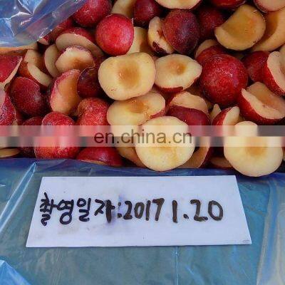 IQF Frozen Plum Halves With Different Variety