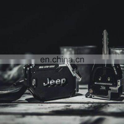 Fury Engraver Aluminum Car Key Cover for Jeep Wrangler JK 2007-2017 Offroad 4X4 Accessory Maiker Manufacturer photo-3