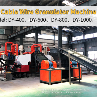 Hot selling environmental protection waste cable wire granulator machine