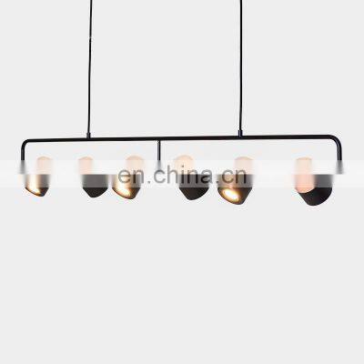 Nordic Minimalist Postmodern Pendant Light Personality Creative Rectangular Chandelier for Restaurant And Bedroom Hanging Light