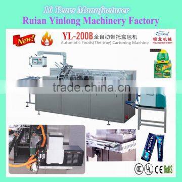 Fully Automatic Foods(The Tray) Cartoning Machine YL-200B