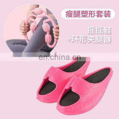 Fitness Slim Lose Weight Rocking Slippers Slimming Leg Slippers Shoes Thin Leg Slippers photo-4