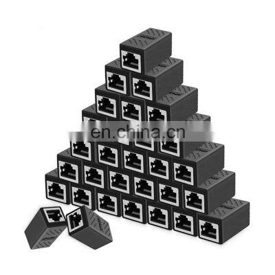 Ethernet Network Adapter Cat 5e Cat5 Cat6 Cat7 8P Female To Female RJ45 Inline Coupler Connector photo-4