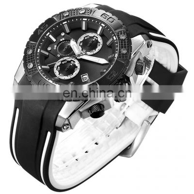 Hot best selling products chronograph sport watch with 24 hour