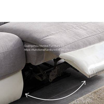 New Electric Reclining Leather Sofa Vip Function First-Class Warehouse Living Room Single Double Three Person Combination