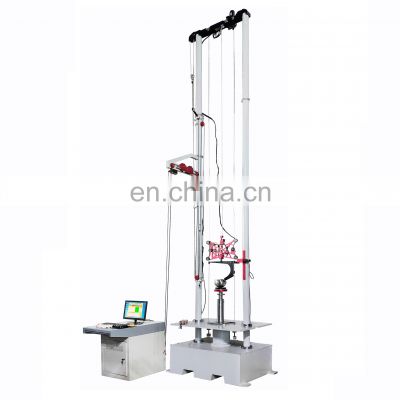 Motorcycle helmet Impact Attenuation Testing machine for DOT/JIS 8133/ECE R22.05 Testing