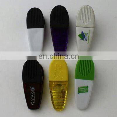 Promotional Wholesale Plastic Magnetic Paper Clip Holder With Custom Logo photo-2