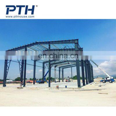 Steel Structure Workshop Warehouse Factory Prefabricated Steel Structure Building with Corrugated Steel Roofing Sheet